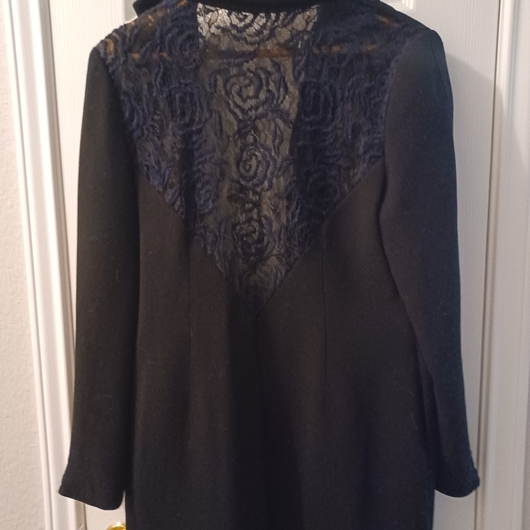 Black and Blue laceback jacket - Picture 1 of 4